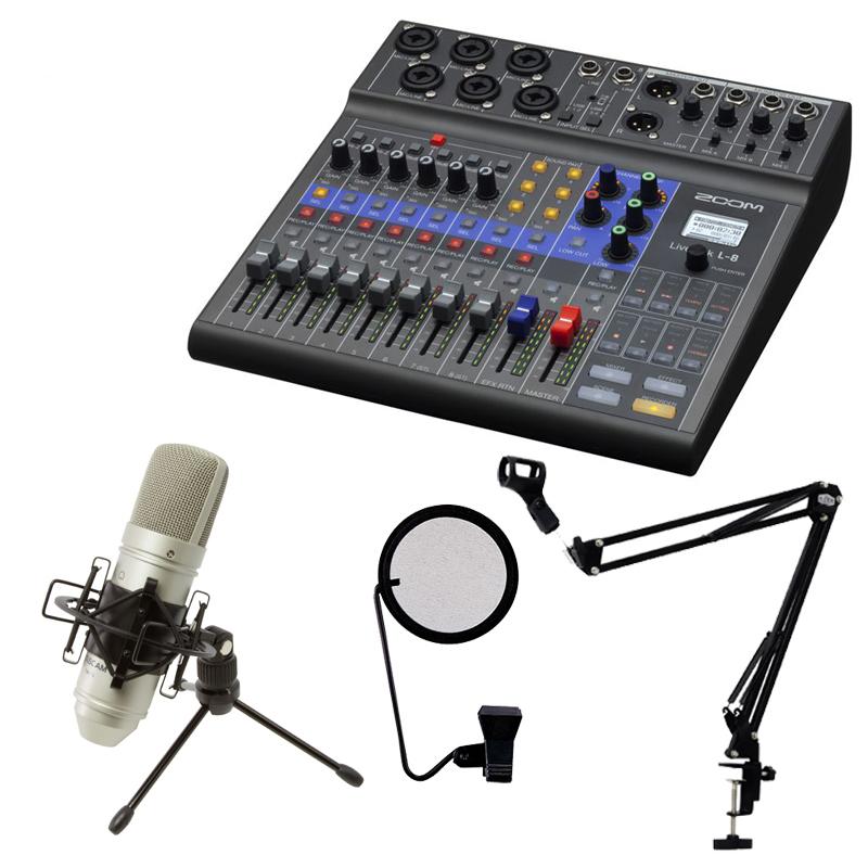 完売 Zoom ズーム L 8 配信 ミキサー Tm 80 コンデンサーマイク Xlrケーブル ショックマウント 卓上スタンド 付 Mpc 1 マイクアーム P 05sポップガード 楽天ランキング1位 Turningheadskennel Com