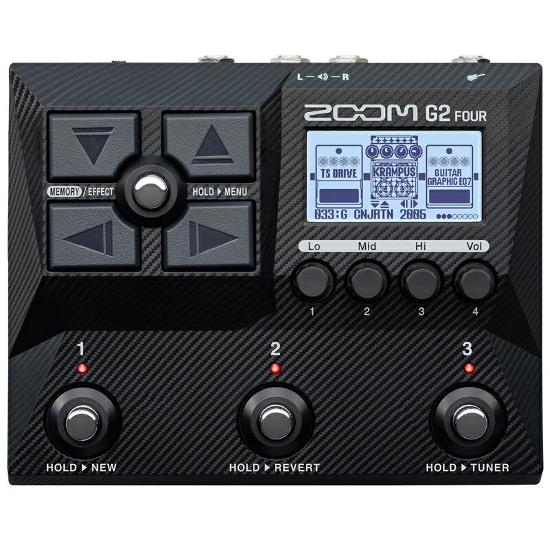 在庫あり 即納可能】 ZOOM ズーム G2 FOUR 70種以上のエフェクト  