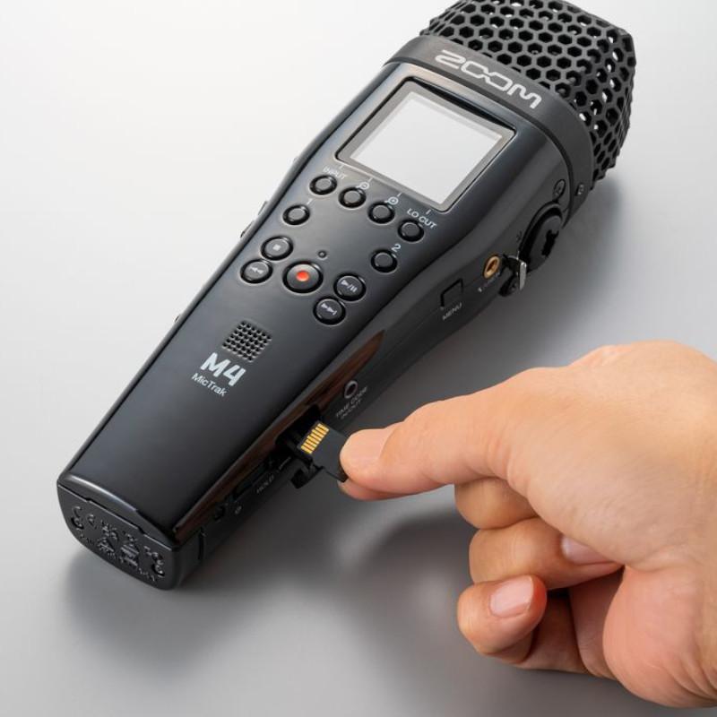 ZOOM ズーム M4 MicTrak カメラと同期する、32bitフロート対応の4