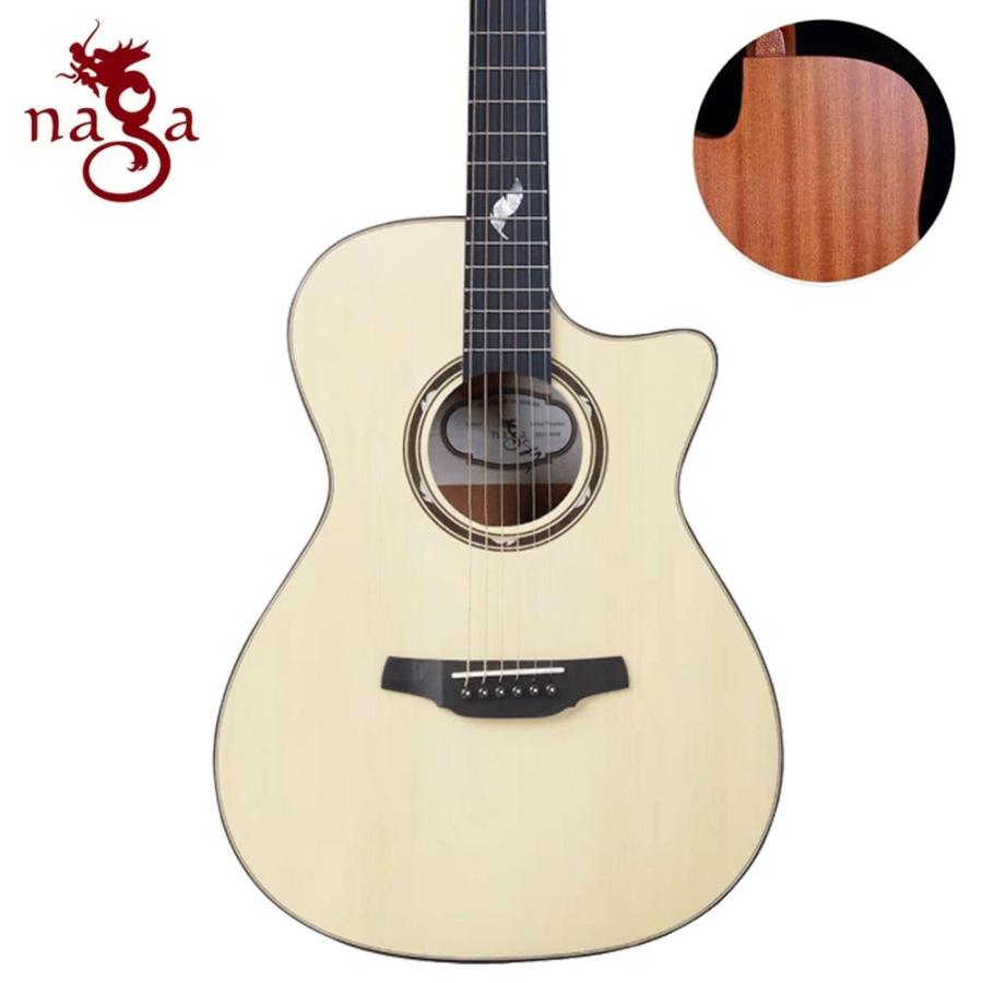 NAGA GUITARS アコースティック ギター G-08OOC / OOサイズ 小ぶりな