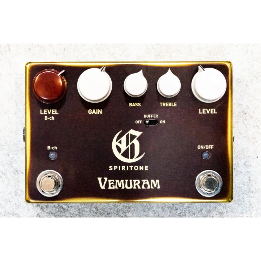 VEMURAM ヴェムラム SPIRITONE OVERDRIVE Pedal 【Char VEMURAM ヴェムラム SPIRITONE OVERDRIVE Pedal 【Char