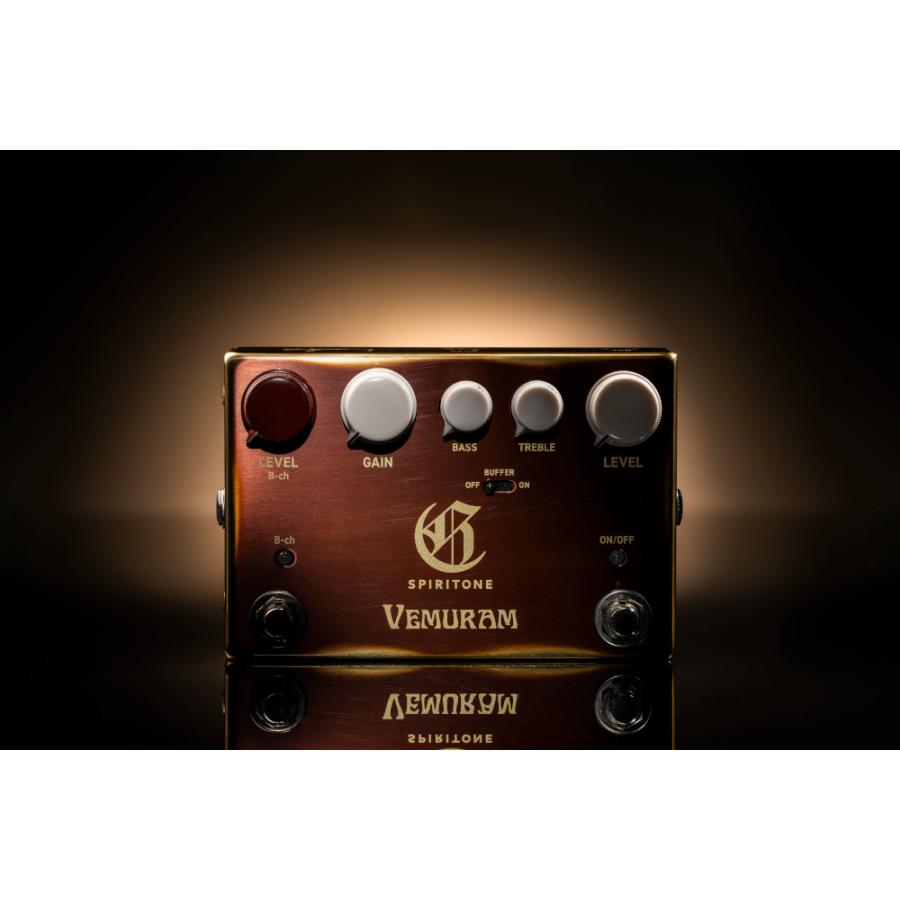 VEMURAM ヴェムラム SPIRITONE OVERDRIVE Pedal 【Char VEMURAM ヴェムラム SPIRITONE OVERDRIVE Pedal 【Char