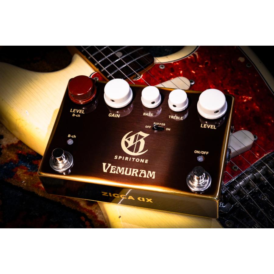 VEMURAM ヴェムラム SPIRITONE OVERDRIVE Pedal 【Char VEMURAM ヴェムラム SPIRITONE OVERDRIVE Pedal 【Char