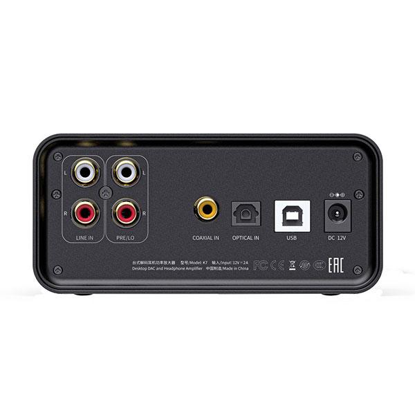 FIIO K7 ヘッドホンアンプ DAC内蔵 (FIO-K7-B) fiio 《ロゴ入りクロス 
