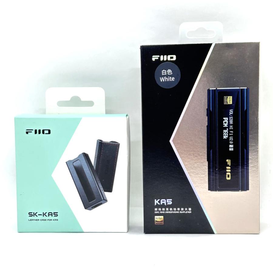 アウトレット》 FIIO USB DAC内蔵ヘッドホンアンプ KA5 ホワイト + 