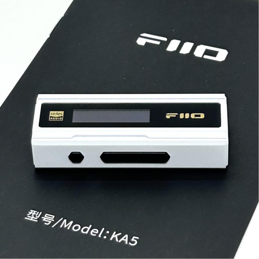《アウトレット》 FIIO USB DAC内蔵ヘッドホンアンプ KA5 ホワイト + 専用保護ケース SK-KA5 セット｜miki-shop｜03