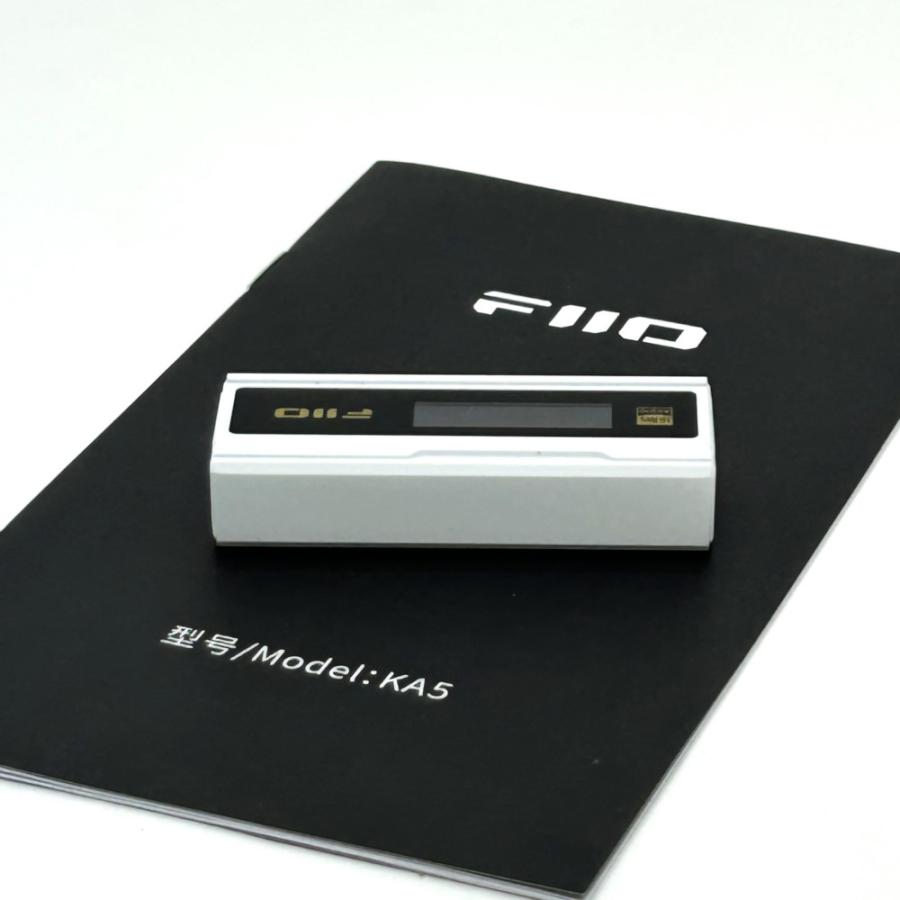 《アウトレット》 FIIO USB DAC内蔵ヘッドホンアンプ KA5 ホワイト + 専用保護ケース SK-KA5 セット｜miki-shop｜05