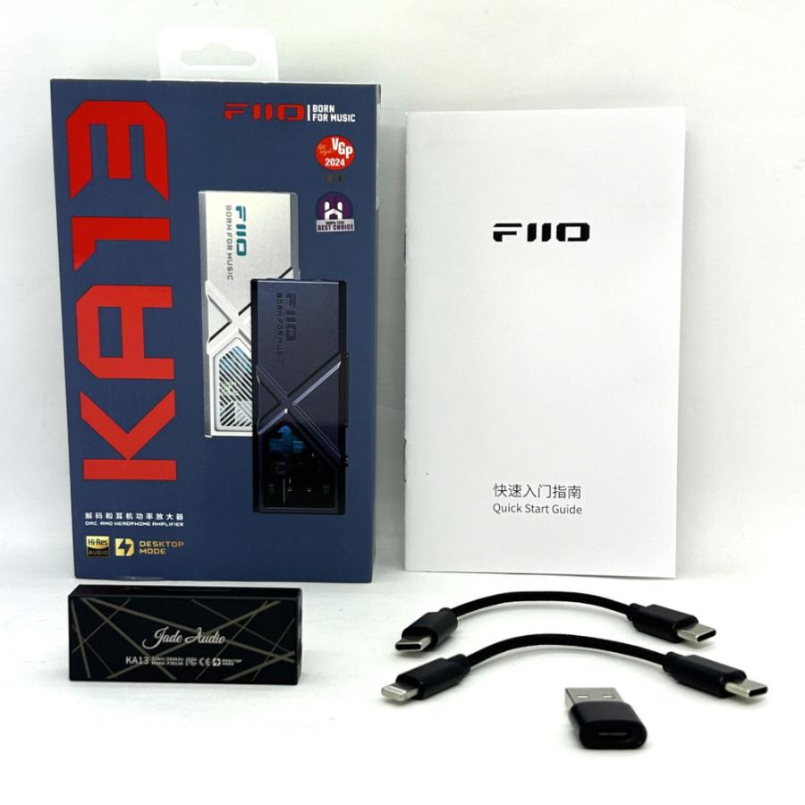 FiiO KA13 ブラック USB DAC ヘッドホンアンプ