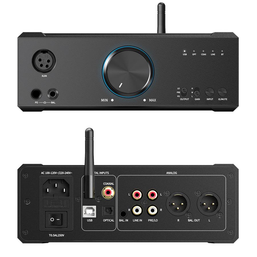 FIIO K9 AKM ヘッドホンアンプ USB DAC内蔵 (FIO-K9AKM-B) 《ロゴ入り