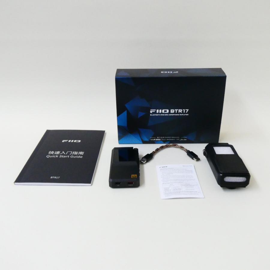 アウトレット品》 FIIO Bluetooth アンプ BTR17 ブラック (FIO-BTR17-B 