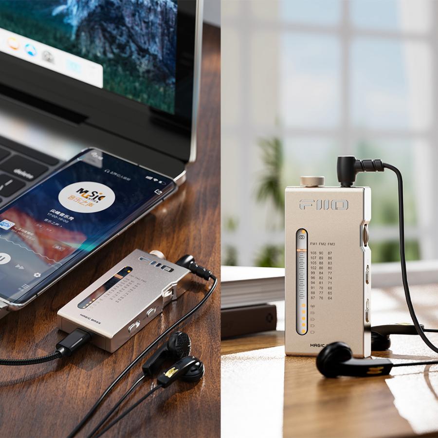 ロゴ入りクロスプレゼント》 FIIO ポータブル FMラジオ RR11