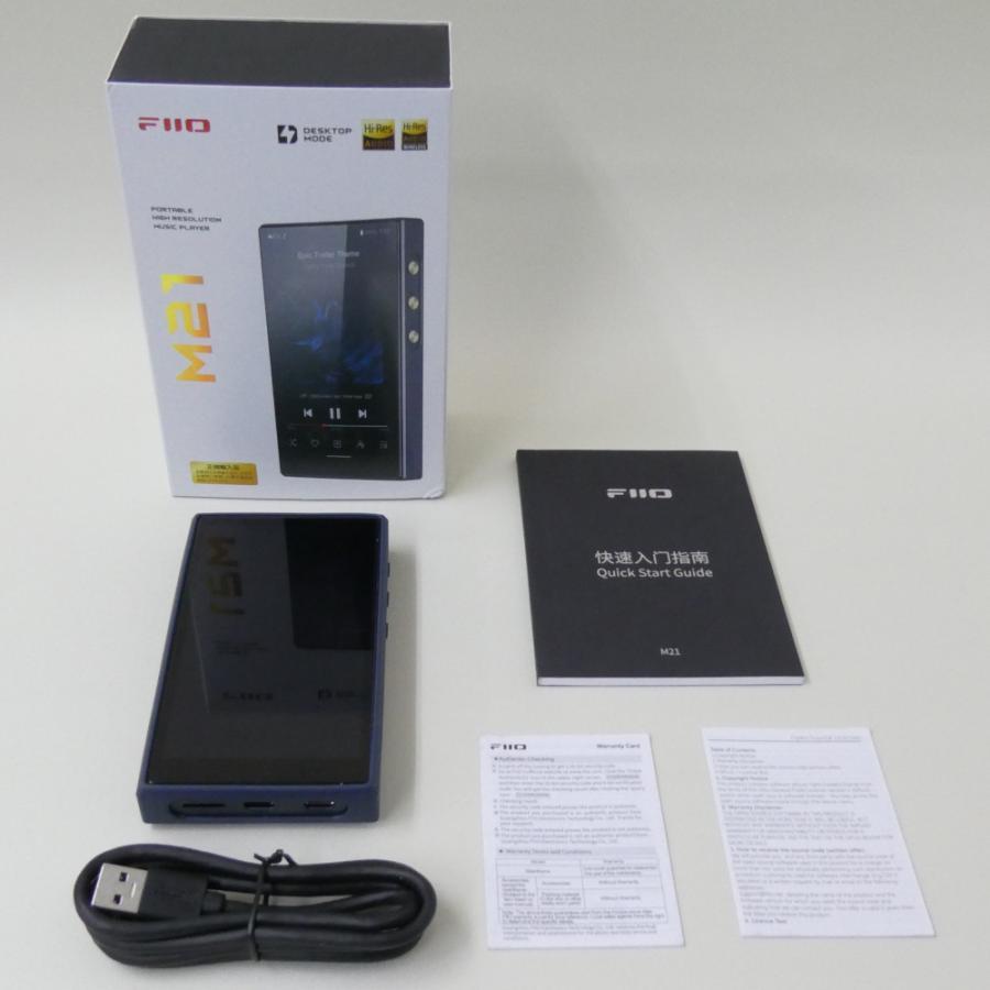 アウトレット品》 FIIO デジタルオーディオプレーヤー M21 ブルー (FIO