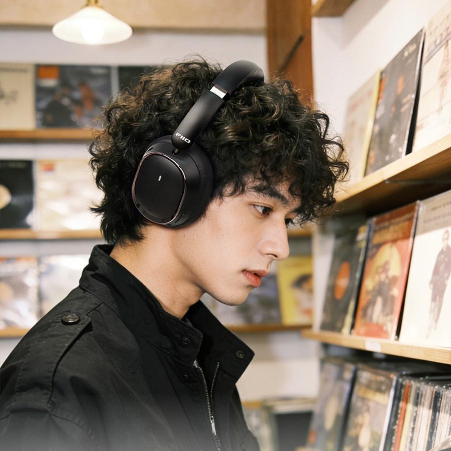 FIIO ワイヤレスヘッドホン EH13 ブラック (FIO-EH13-B) ANC対応
