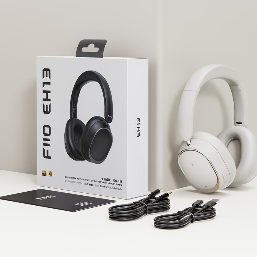 FIIO ワイヤレスヘッドホン EH13 ブラック (FIO-EH13-B) ANC対応