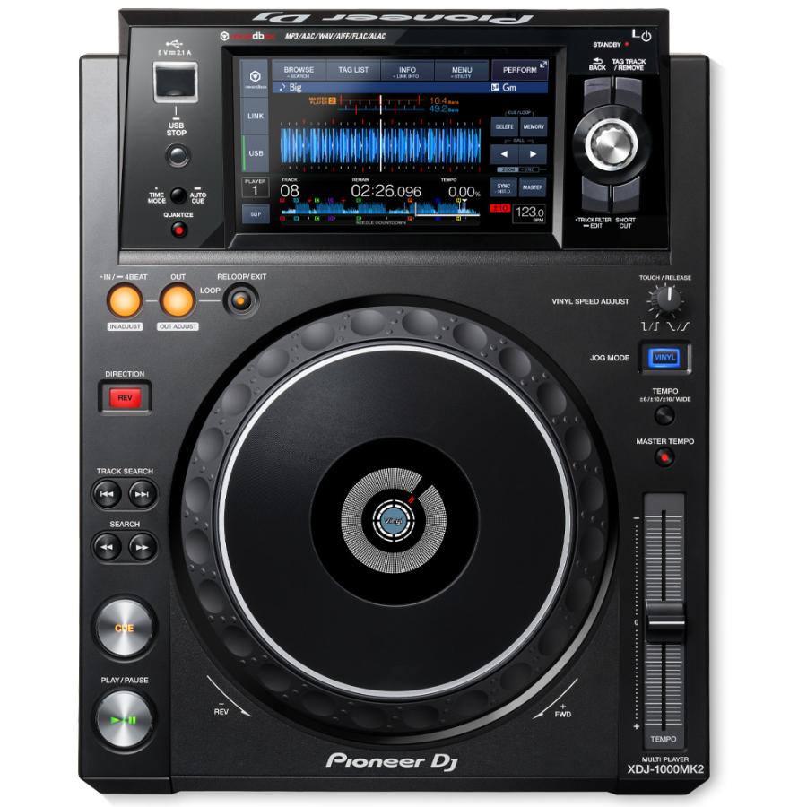 Pioneer USBメディア対応 DJマルチプレイヤー XDJ-1000MK2 : 三木楽器