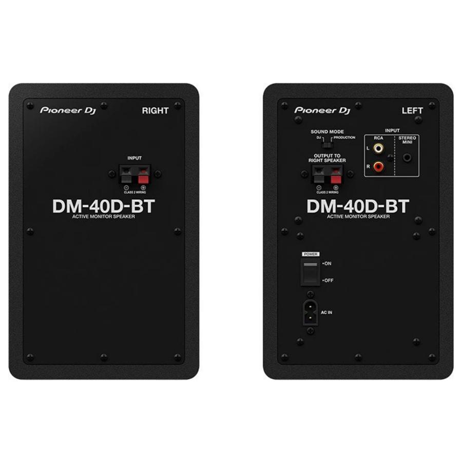 PIONEER DJ モニタースピーカー DM-40D-BT Bluetooth機能搭載 ※ペア