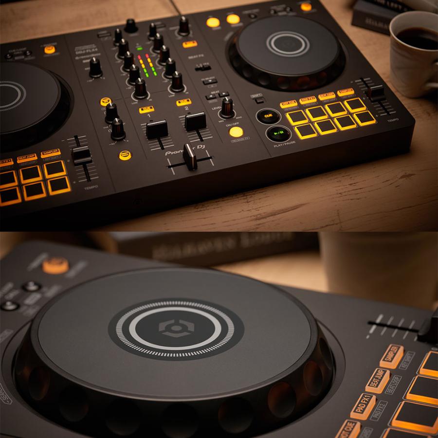 Pioneer DJコントローラー DDJ-FLX4 + 教則本 ダストカバー セット