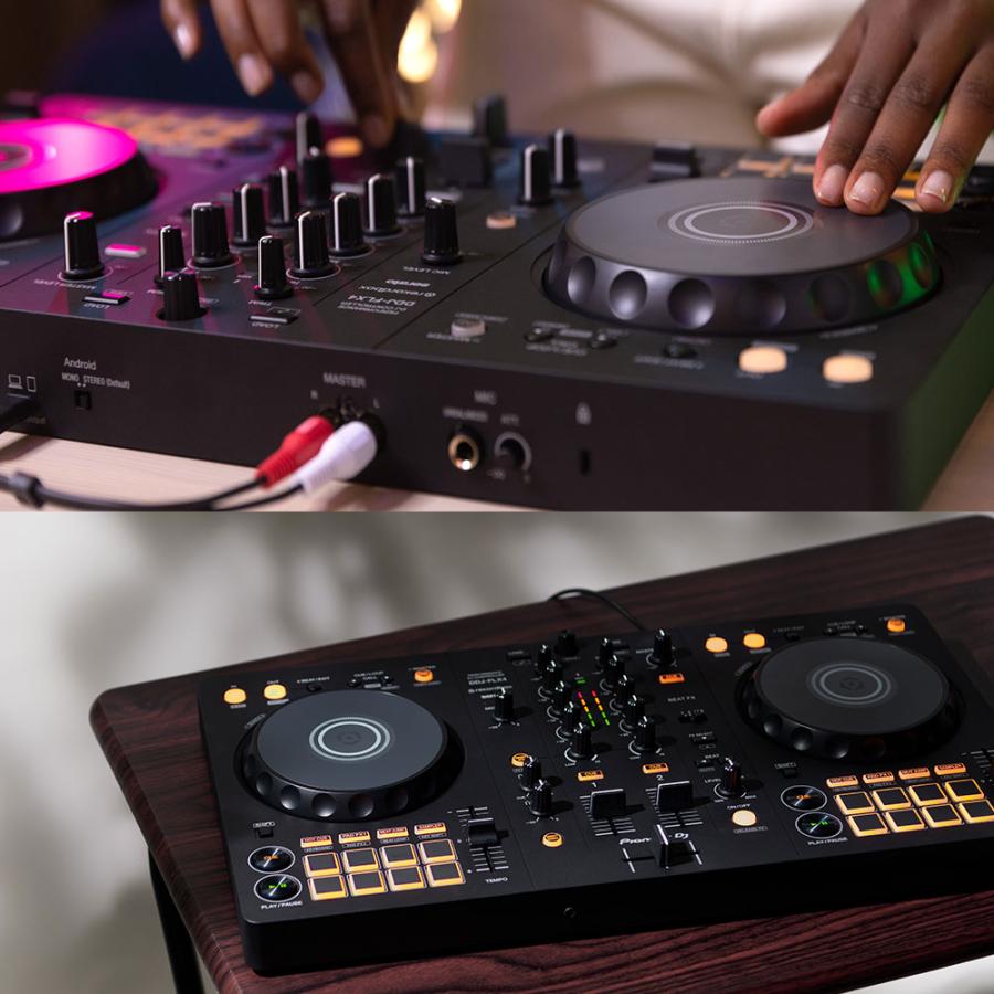 Pioneer DJコントローラー DDJ-FLX4 + PCスタンド ダストカバー セット