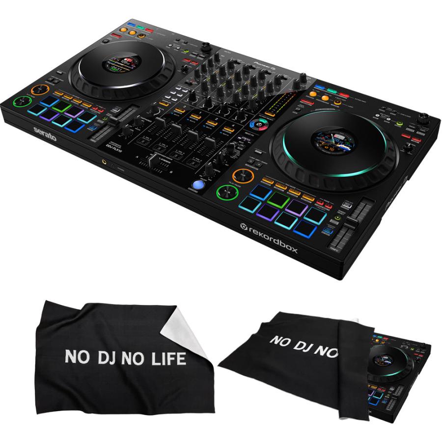 Pioneer 4CH DJコントローラー DDJFLX10 + ダストカバー 付き《rekordbox / Serato DJ Lite