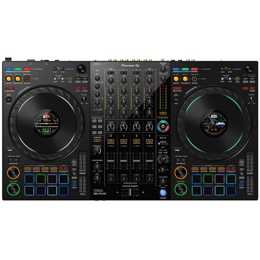 Pioneer 4CH DJコントローラー DDJ-FLX10 + ヘッドホンATH-S100 PC