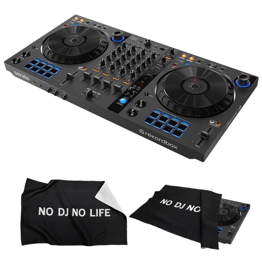 Pioneer 4CH DJコントローラー DDJFLX6GT + ダストカバー付き 《rekordbox・Serato DJ Pro