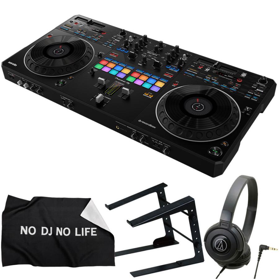 Pioneer DJコントローラー DDJ-REV5 + ヘッドホン ATH-S100 PCスタンド 