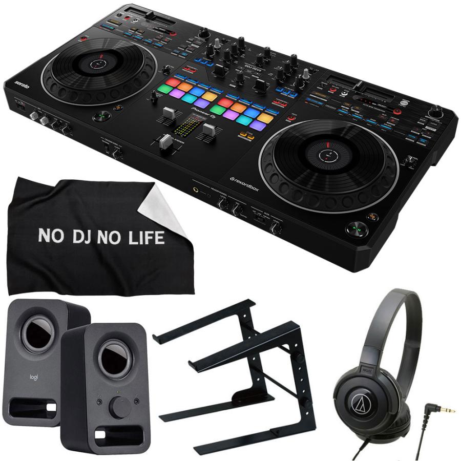 Pioneer DJコントローラー DDJ-REV5 + ヘッドホン ATH-S100 PCスタンド 
