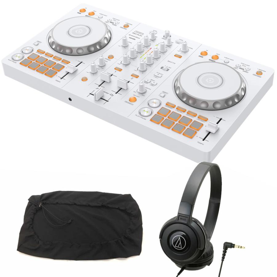 Pioneer DJコントローラー DDJ-FLX4-W (ホワイト) + ヘッドホン ATH 