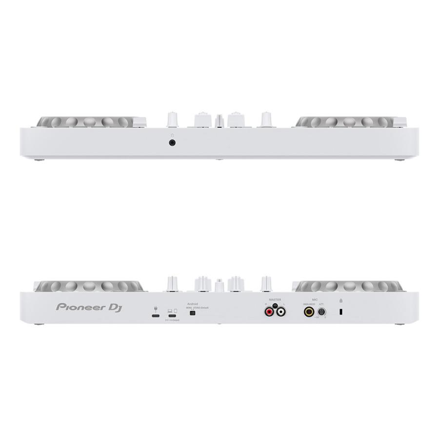 Pioneer DJコントローラー DDJ-FLX4-W (ホワイト) + PCスタンド ダスト