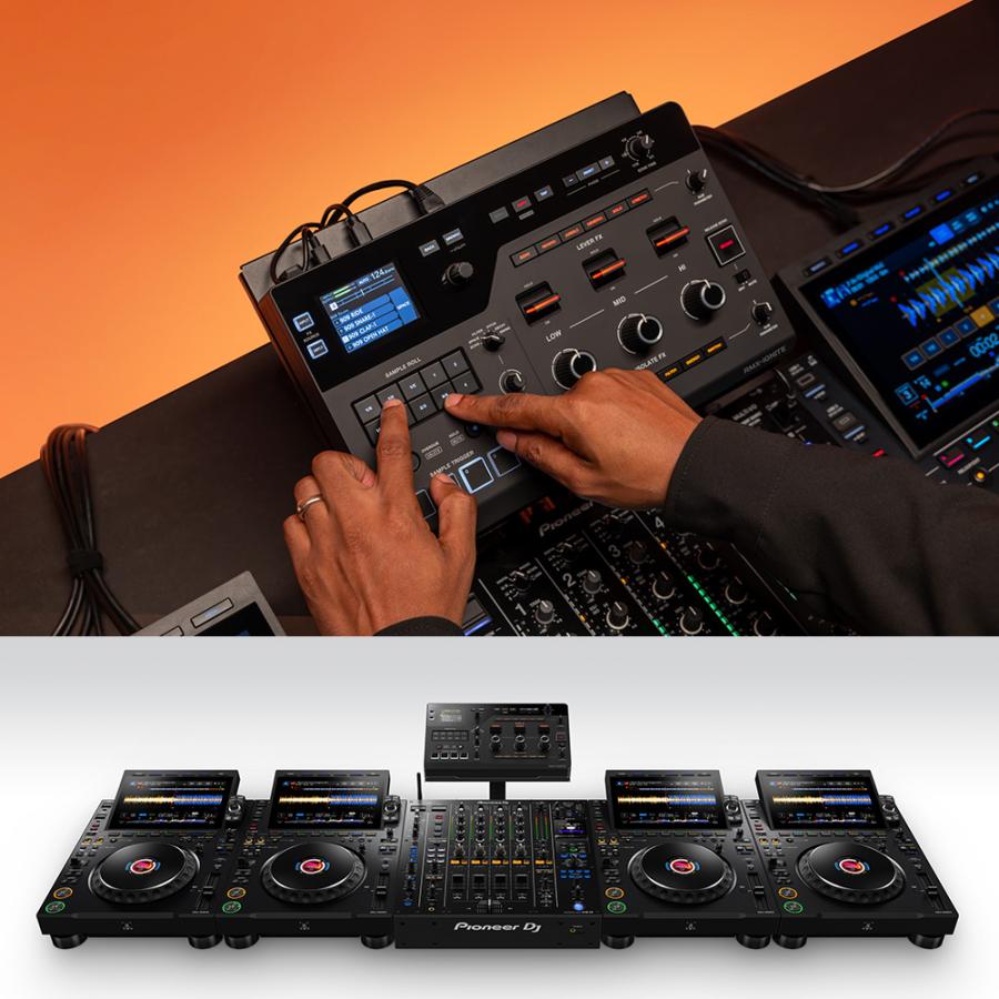 AlphaTheta エフェクター RMX-IGNITE + Pioneer スタンド DJC-STS1 + ダストカバー セット_7