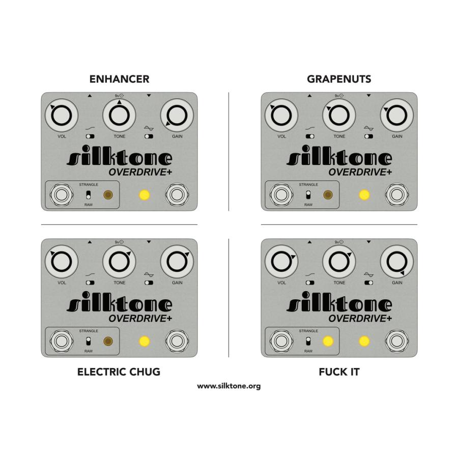 Silktone シルクトーン Overdrive+ [ Dark ] ギター エフェクター