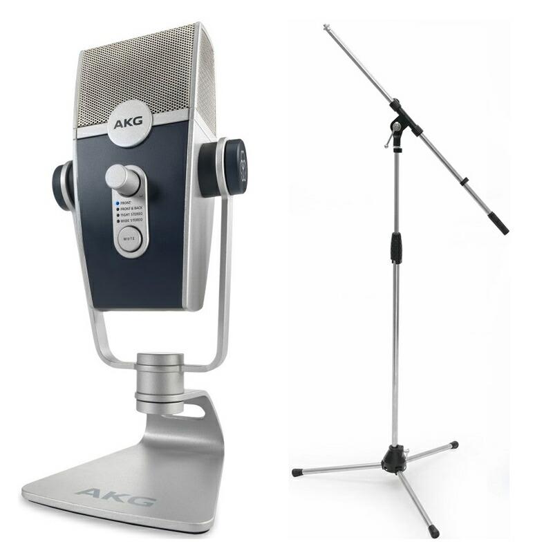 AKG Lyra-Y3 USBコンデンサーマイク + MS-09C ブームマイク