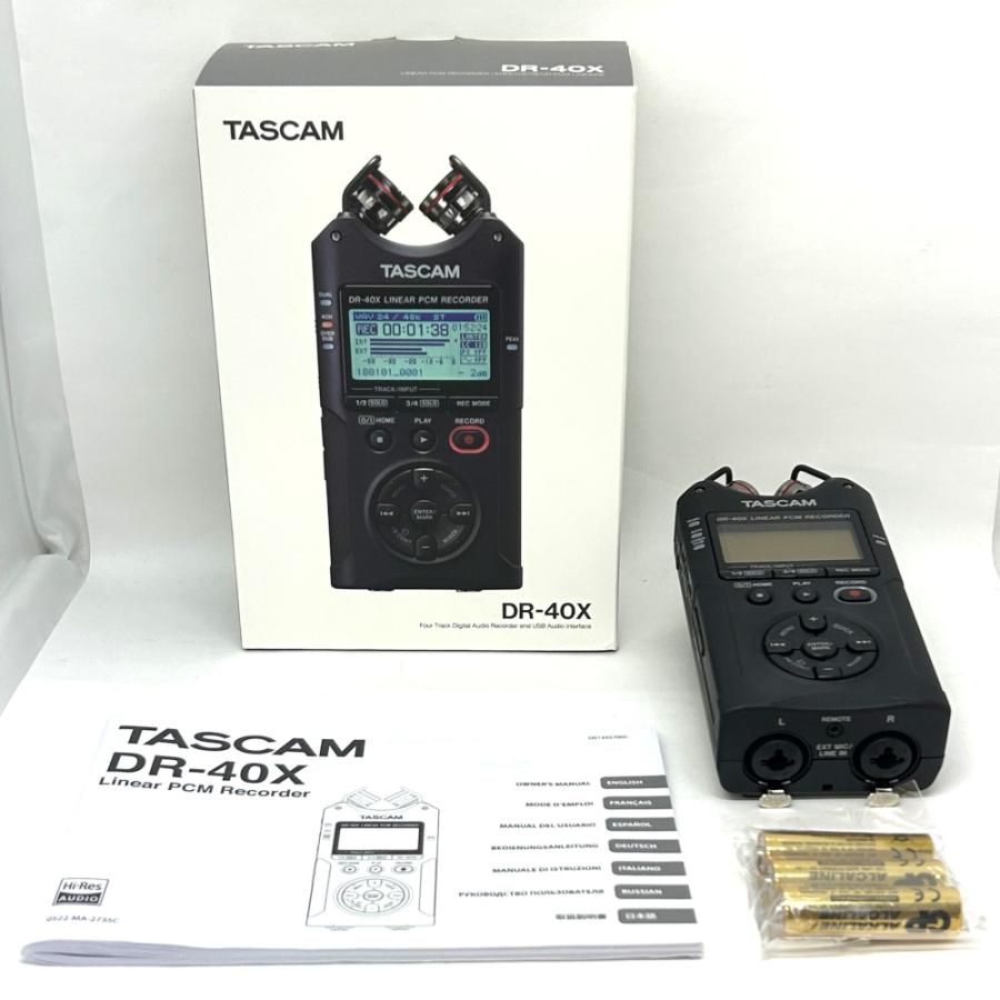 TASCAM DR-40X 4トラックレコーダー DR-40X | 4トラックポータブル