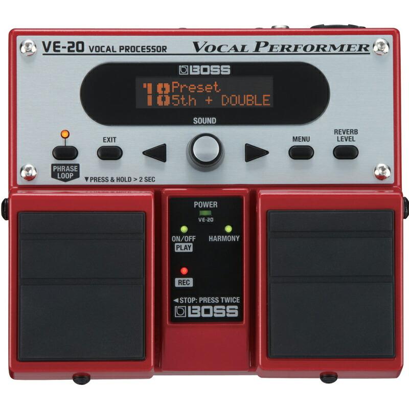 在庫あり 即納可能》BOSS ボス VE-20簡単操作でボーカルのサウンド 