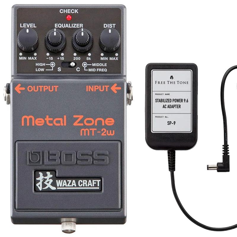 BOSS ボス MT-2W Metal Zone (技 WAZA CRAFT) + ACアダプター FREE THE 