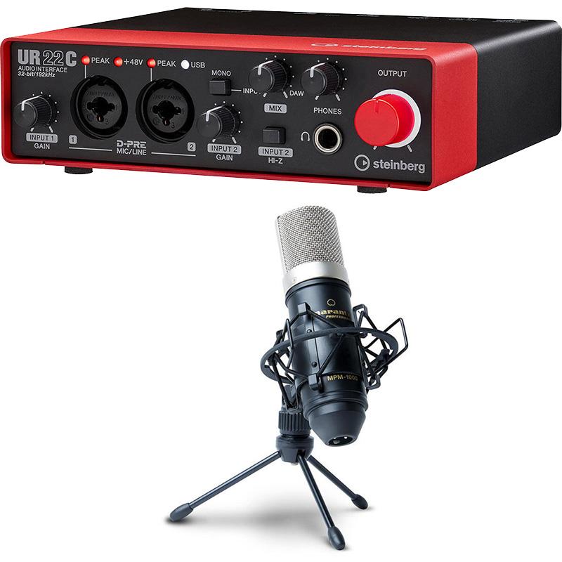 Steinberg UR22C オーディオインターフェイスセット Amazon.co.jp: スタインバーグ Steinberg USB3.0 オーディオ