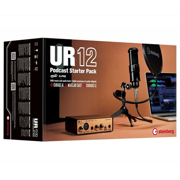 Steinberg UR12 Podcast Starter Pack オーディオ Steinberg UR12 Podcast Starter Pack オーディオ