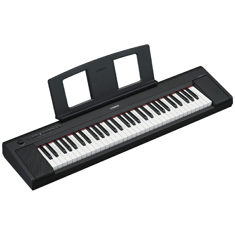 YAMAHA NP-15B ブラック (ヘッドフォン(ATH-S100)、オリジナル巾着、楽器クロスセット) ヤマハ 61鍵 キーボード Black｜miki-shop｜02