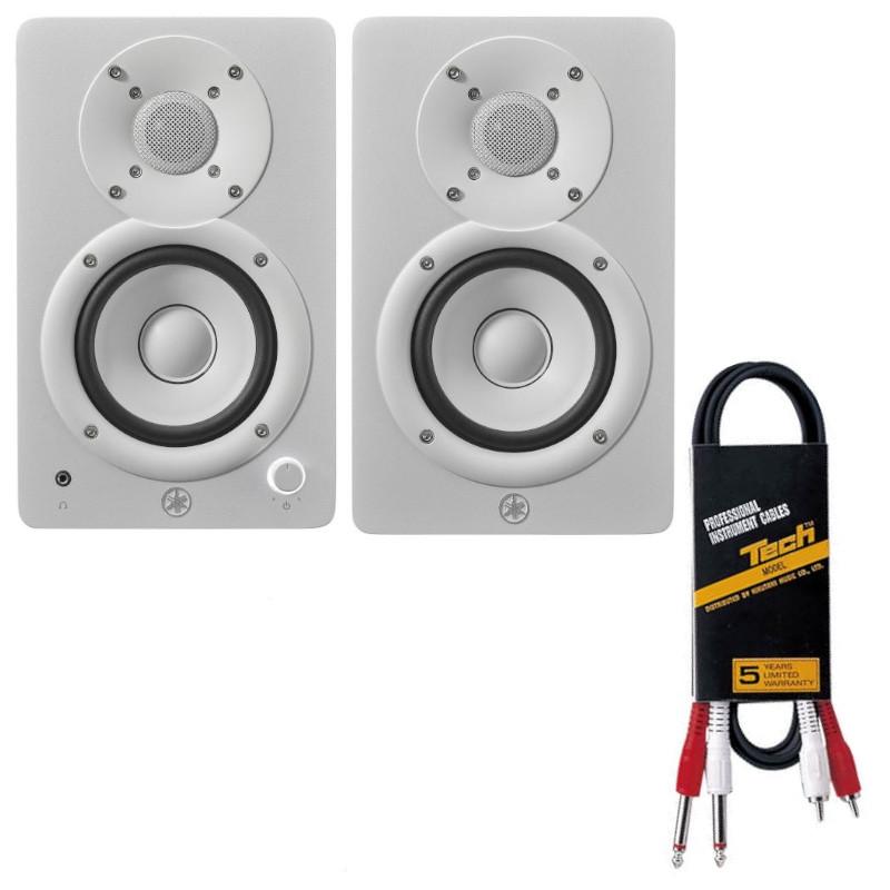 パワード スピーカー スタジオ モニター YAMAHA ヤマハ HS4W ホワイト