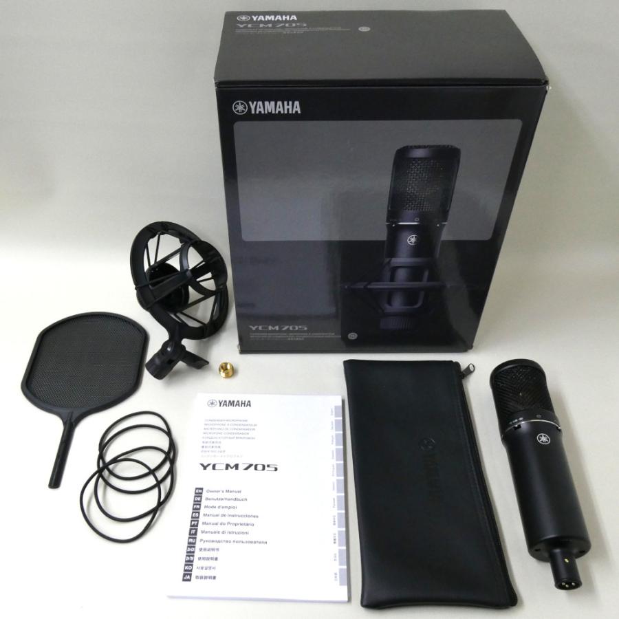 アウトレット品》 ヤマハ YAMAHA コンデンサーマイク YCM705B 黒