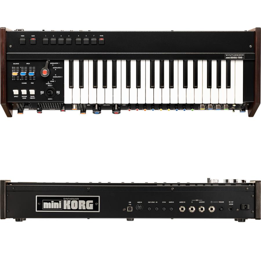 KORG アナログ シンセサイザー miniKORG 700Sm 専用ソフトケース付属