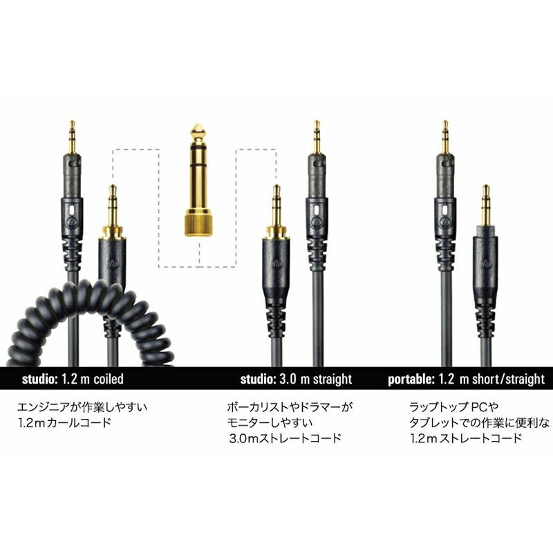 在庫あり 即納可能】 audio-technica ATH-M50X WH 白 モニター