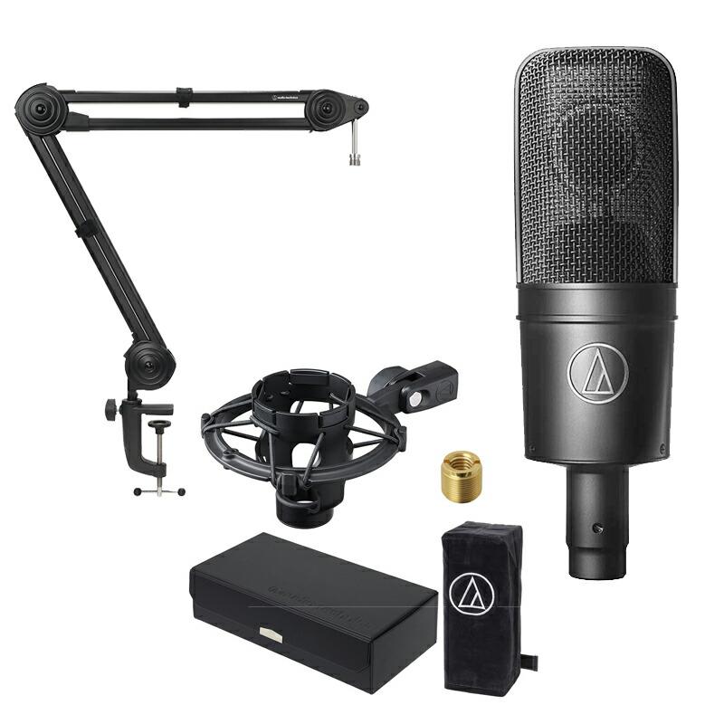 洗濯機可 AUDIO-TECHNICA 卓上電子スイッチ付コンデンサーマイク ２台