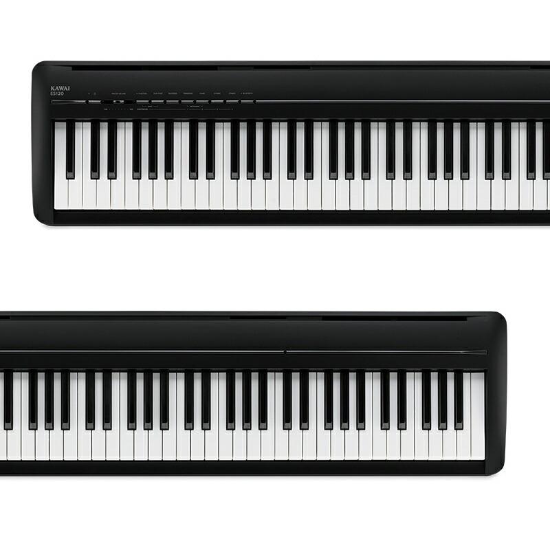 KAWAI ES120B カワイ 電子ピアノ 88鍵盤 ブラック Filo (フィーロ) コンパクト スマート ピアノ / ペダル 譜面立て 付属｜miki-shop｜02