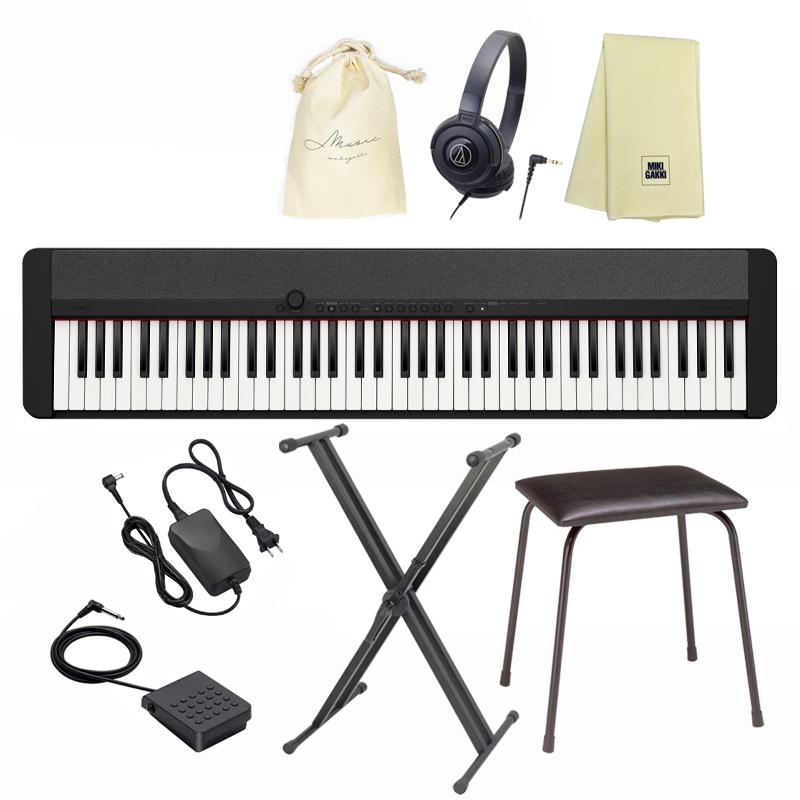CASIO（カシオ） CASIO CT-S1-76BK 【X型スタンド、ペダル(SP3)、椅子