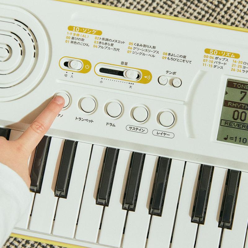 CASIO (カシオ) SA-80 ミニ鍵盤キーボード 【専用ACアダプター、おなまえドレミシールセット】 Casiotone 44ミニ鍵盤 / SA76 後継モデル｜miki-shop｜05