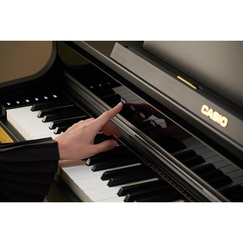 CASIO AP-750BK ブラックウッド調 (3年保証) カシオ 高低椅子付属 特典セット 【配送設置無料(沖縄・離島納品不可)】の画像