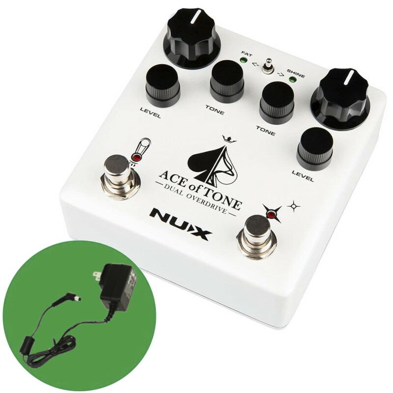 NUX ACE of TONE NDO-5 デュアルオーバードライブペダル 在庫あり 送料無料》NUX ニューエックス ACE OF TONE NDO-5 デュアル