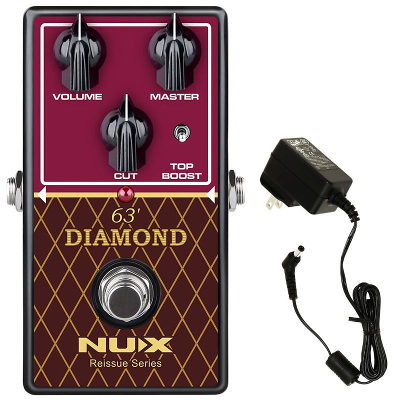 エフェクター ブースター NUX 63' Diamond VOX AC-30にインスパイア