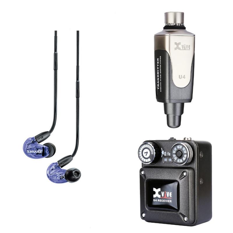 ワイヤレス イヤモニ XVIVE XV-U4 U4 インイヤーモニター デジタル